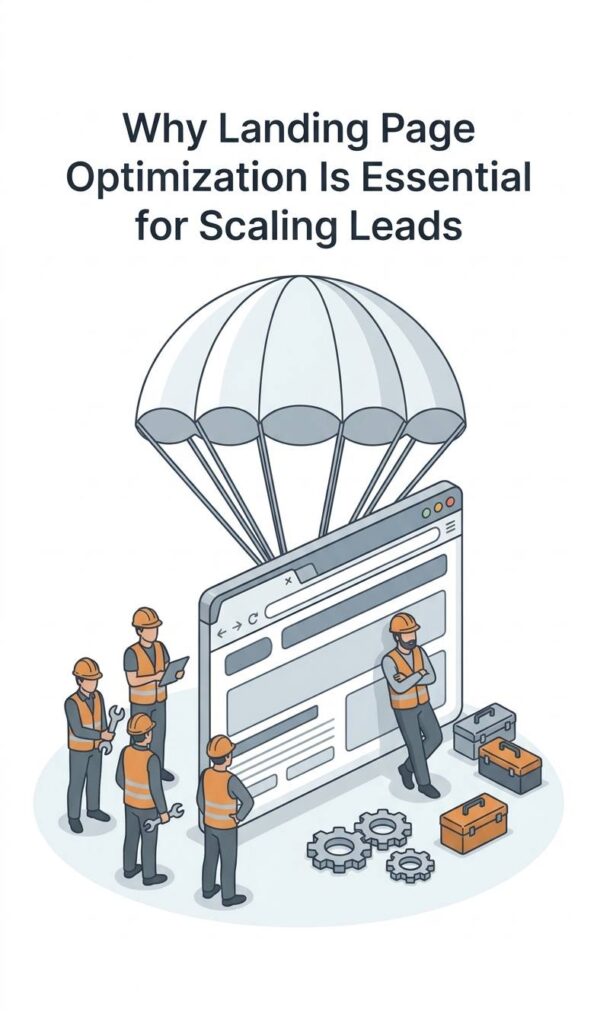 why landing page optimization is essential for scaling leads